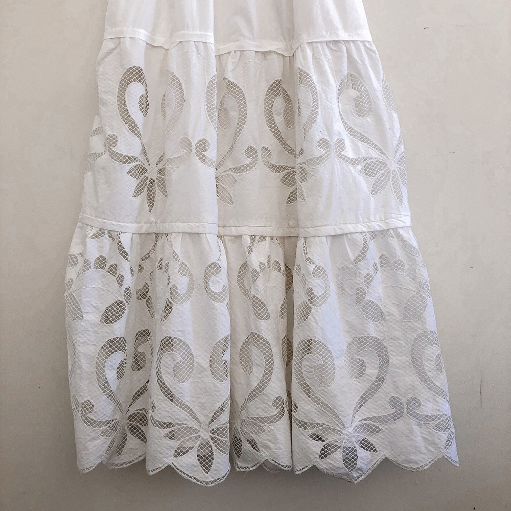 Anthropologie Somerset Maxi Dress Cutout Edition White S - Picture 7 of 10